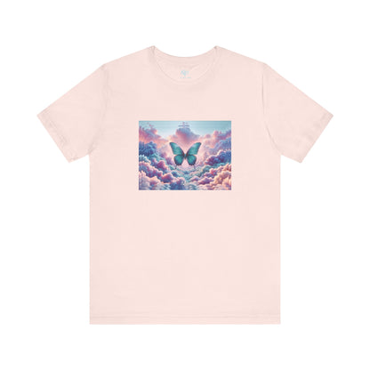 The Infini(T) Cotton Jersey T-shirt / "Butterfly" Edition / Adult Unisex / AI Art Print / The Infinite Dream