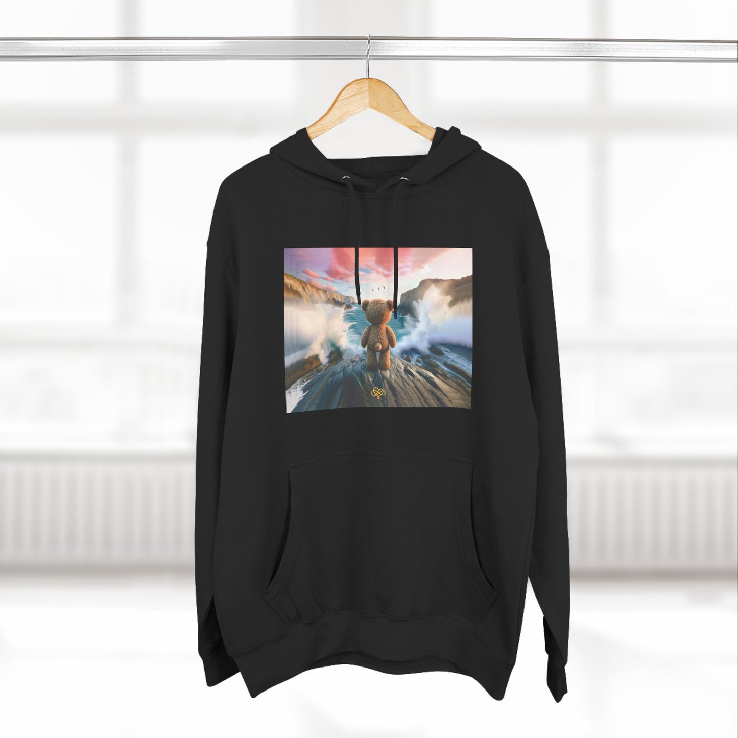 Feel Forever Hoodie / "Dream Bear" Edition / Adult Fleece Pullover / AI Art Print / The Infinite Dream