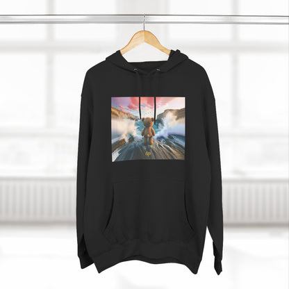 Feel Forever Hoodie / "Dream Bear" Edition / Adult Fleece Pullover / AI Art Print / The Infinite Dream