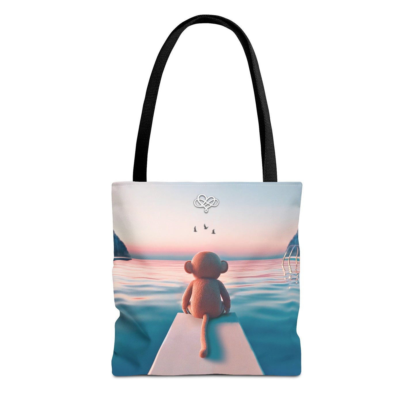 Total Dreamboat Tote / "Monkey" Edition / Casual Everyday Bag / AI Art Print / The Infinite Dream