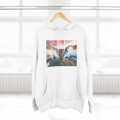 Feel Forever Hoodie / "Dream Bear" Edition / Adult Fleece Pullover / AI Art Print / The Infinite Dream