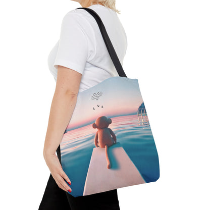 Total Dreamboat Tote / "Monkey" Edition / Casual Everyday Bag / AI Art Print / The Infinite Dream