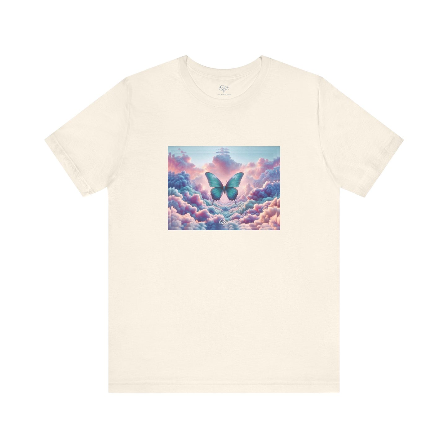 The Infini(T) Cotton Jersey T-shirt / "Butterfly" Edition / Adult Unisex / AI Art Print / The Infinite Dream