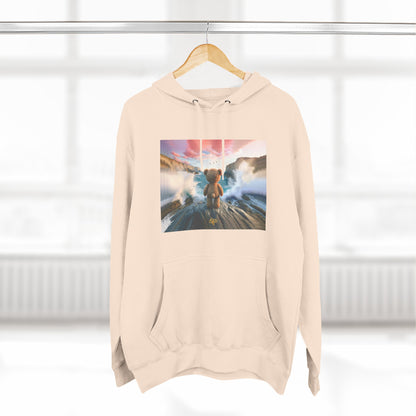 Feel Forever Hoodie / "Dream Bear" Edition / Adult Fleece Pullover / AI Art Print / The Infinite Dream