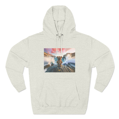 Feel Forever Hoodie / "Dream Bear" Edition / Adult Fleece Pullover / AI Art Print / The Infinite Dream