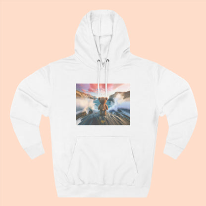 Feel Forever Hoodie / "Dream Bear" Edition / Adult Fleece Pullover / AI Art Print / The Infinite Dream