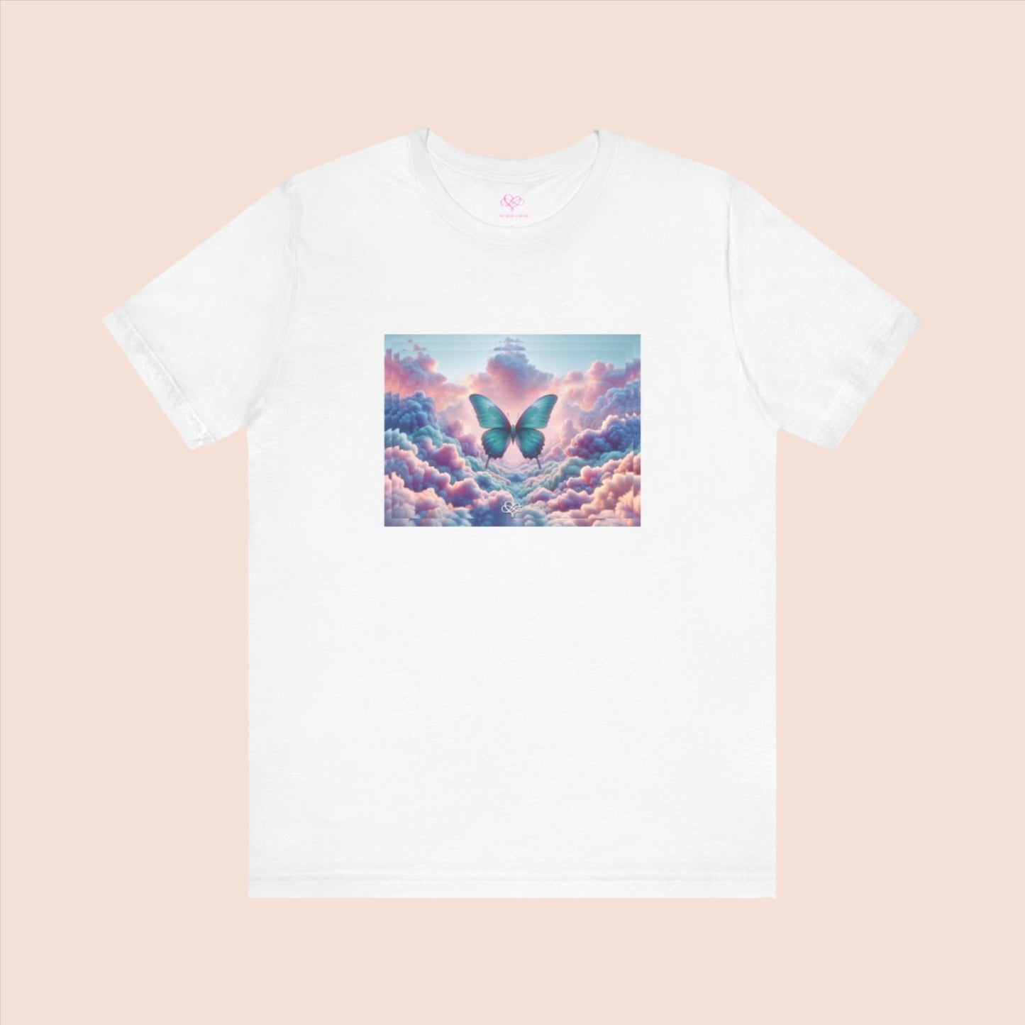 The Infini(T) Cotton Jersey T-shirt / "Butterfly" Edition / Adult Unisex / AI Art Print / The Infinite Dream