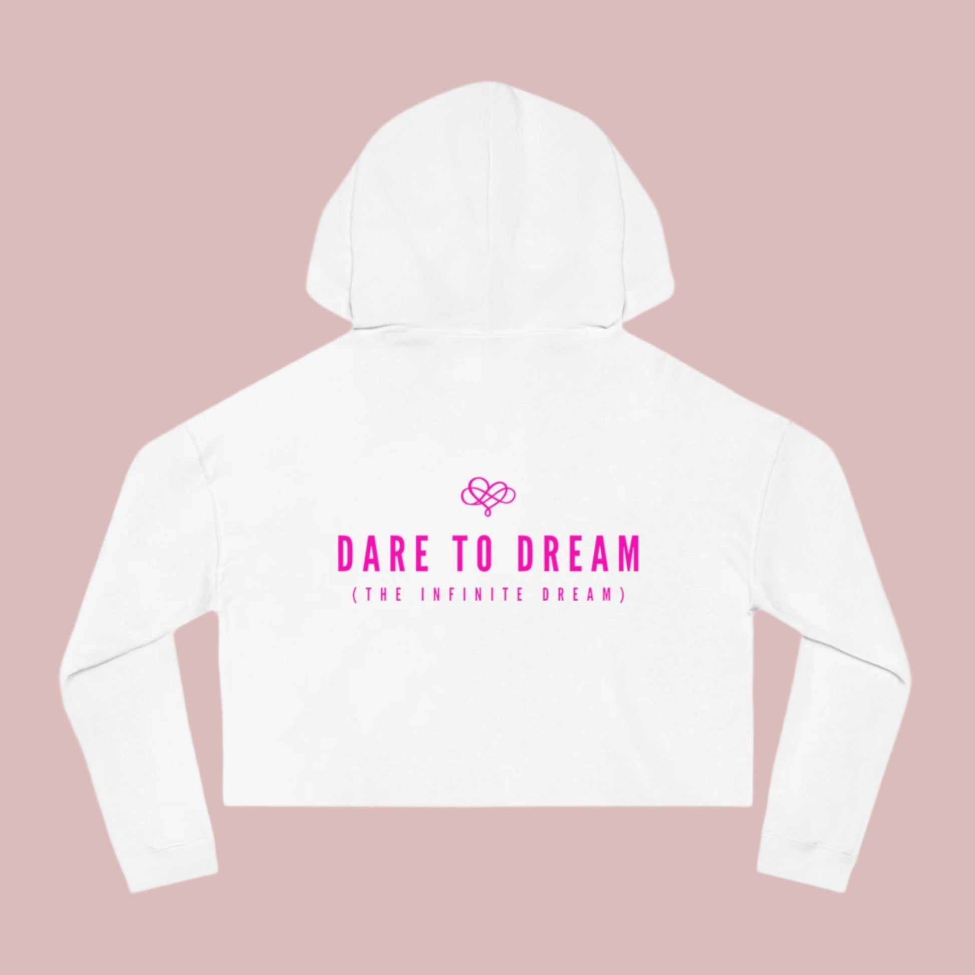 Breeze Baby Cropped Hoodie / "Dream Bear" Edition / Women's Cotton Pullover / AI Art Print / The Infinite Dream - The Infinite Dream