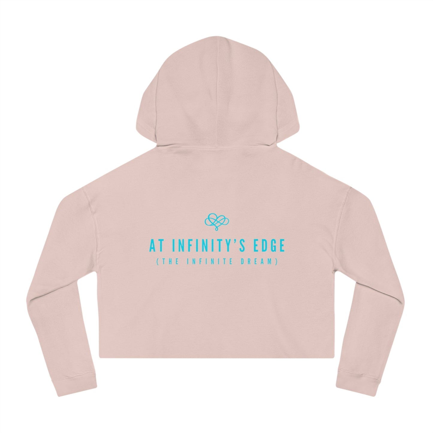 Breeze Baby Cropped Hoodie / "Monkey" Edition / Women's Cotton Pullover / AI Art Print / The Infinite Dream - The Infinite Dream