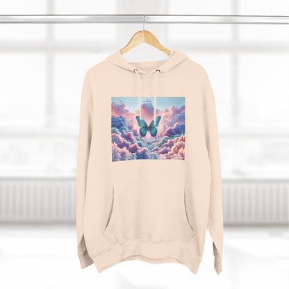 Feel Forever Hoodie / "Butterfly" Edition / Adult Fleece Pullover / AI Art Print / The Infinite Dream - The Infinite Dream