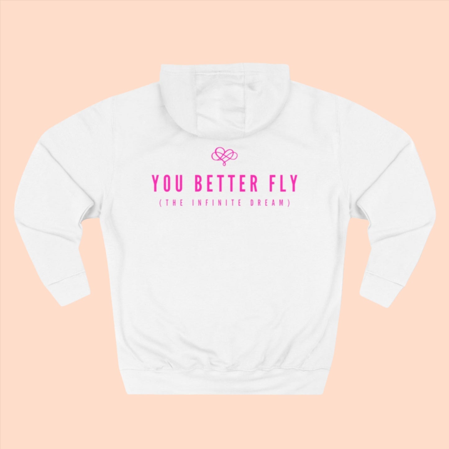 Feel Forever Hoodie / "Butterfly" Edition / Adult Fleece Pullover / AI Art Print / The Infinite Dream - The Infinite Dream