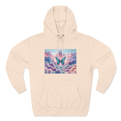 Feel Forever Hoodie / "Butterfly" Edition / Adult Fleece Pullover / AI Art Print / The Infinite Dream - The Infinite Dream