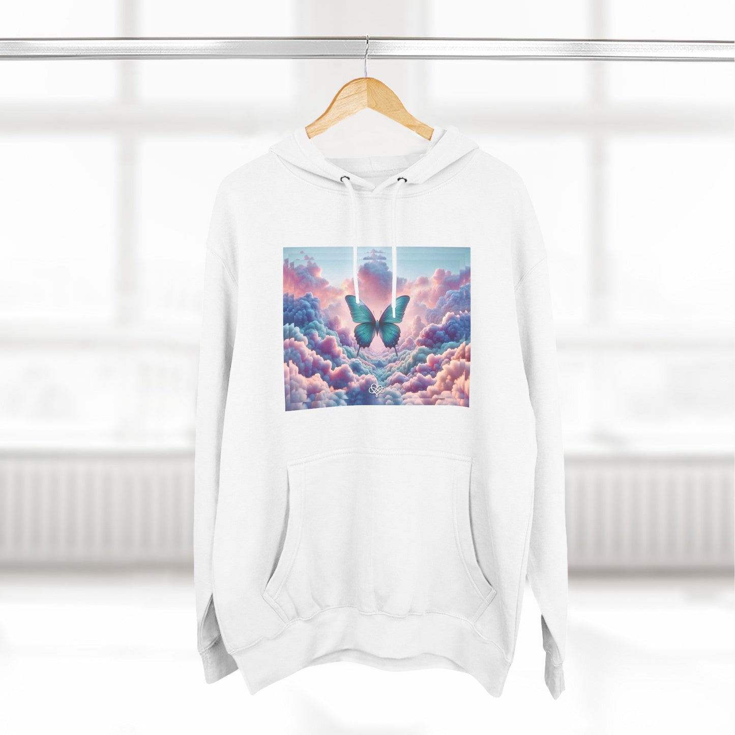 Feel Forever Hoodie / "Butterfly" Edition / Adult Fleece Pullover / AI Art Print / The Infinite Dream - The Infinite Dream