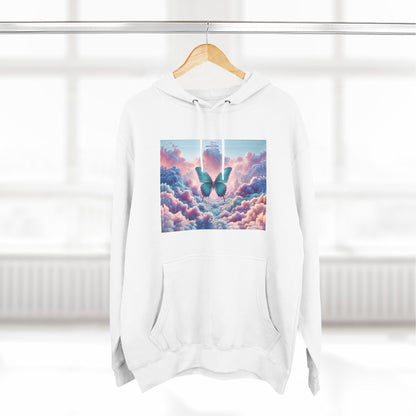 Feel Forever Hoodie / "Butterfly" Edition / Adult Fleece Pullover / AI Art Print / The Infinite Dream - The Infinite Dream