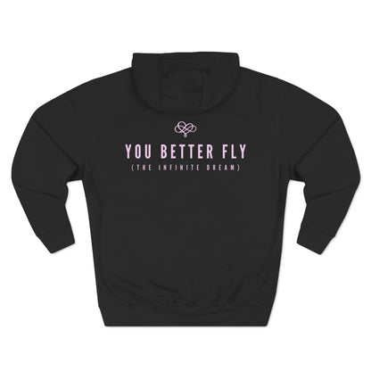 Feel Forever Hoodie / "Butterfly" Edition / Adult Fleece Pullover / AI Art Print / The Infinite Dream - The Infinite Dream