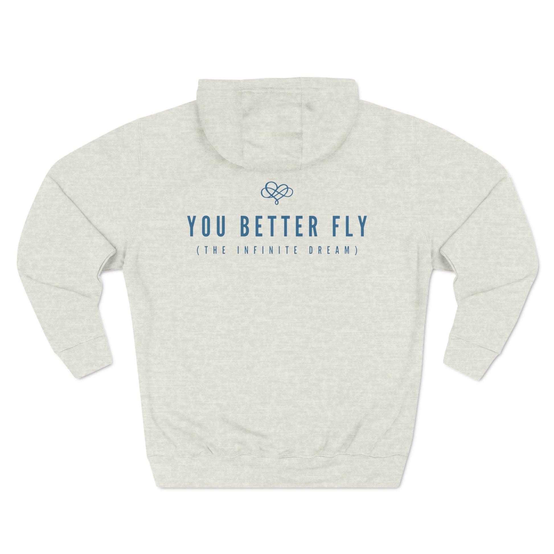 Feel Forever Hoodie / "Butterfly" Edition / Adult Fleece Pullover / AI Art Print / The Infinite Dream - The Infinite Dream