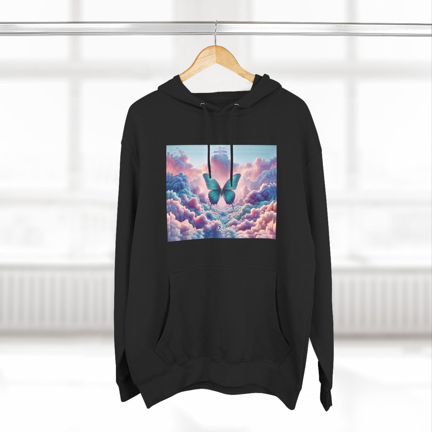 Feel Forever Hoodie / "Butterfly" Edition / Adult Fleece Pullover / AI Art Print / The Infinite Dream - The Infinite Dream