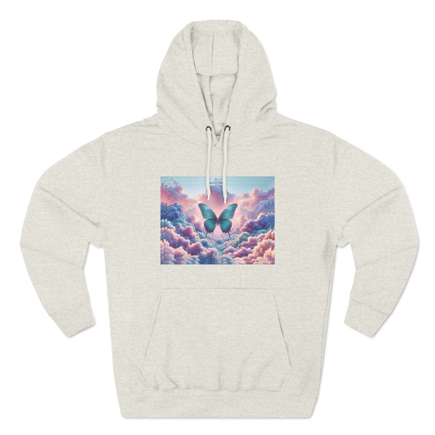 Feel Forever Hoodie / "Butterfly" Edition / Adult Fleece Pullover / AI Art Print / The Infinite Dream - The Infinite Dream