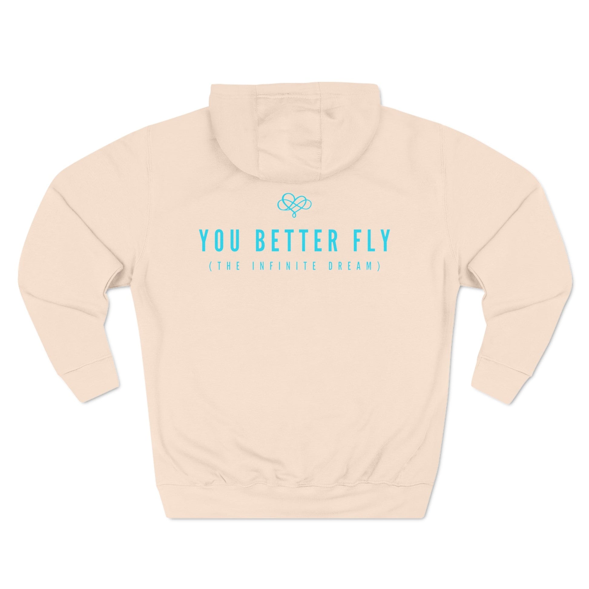 Feel Forever Hoodie / "Butterfly" Edition / Adult Fleece Pullover / AI Art Print / The Infinite Dream - The Infinite Dream