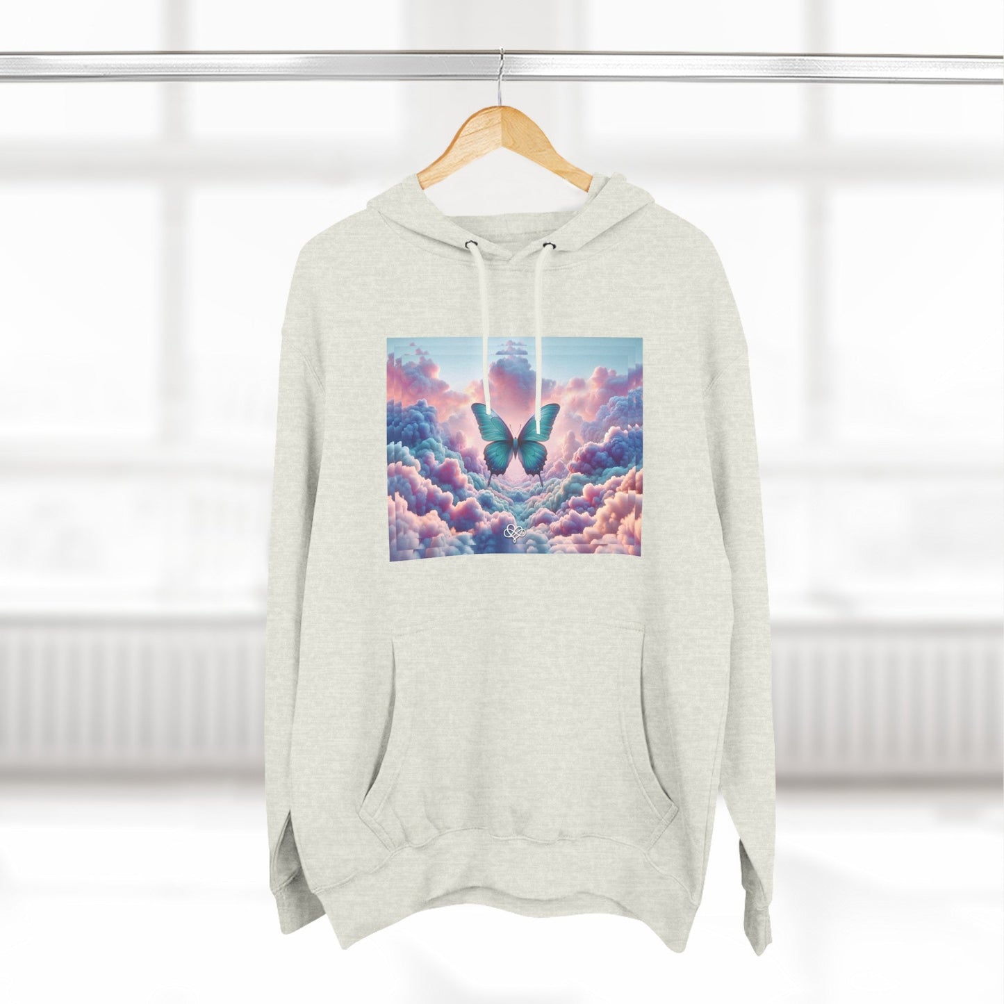 Feel Forever Hoodie / "Butterfly" Edition / Adult Fleece Pullover / AI Art Print / The Infinite Dream - The Infinite Dream