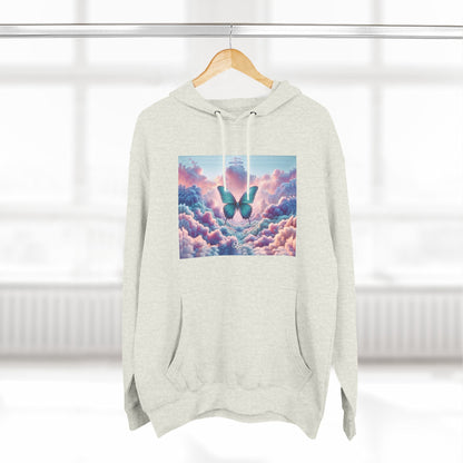 Feel Forever Hoodie / "Butterfly" Edition / Adult Fleece Pullover / AI Art Print / The Infinite Dream - The Infinite Dream