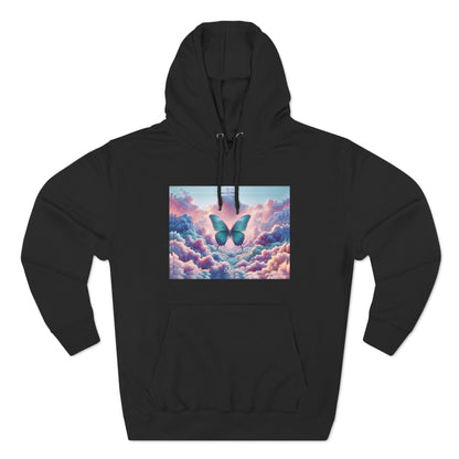 Feel Forever Hoodie / "Butterfly" Edition / Adult Fleece Pullover / AI Art Print / The Infinite Dream - The Infinite Dream