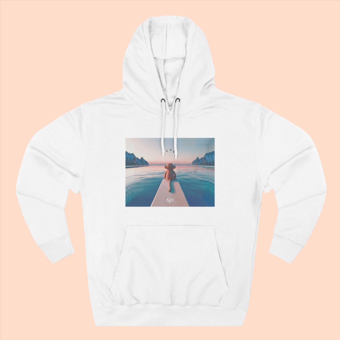 Feel Forever Hoodie / "Monkey" Edition / Adult Fleece Pullover / AI Art Print / The Infinite Dream - The Infinite Dream