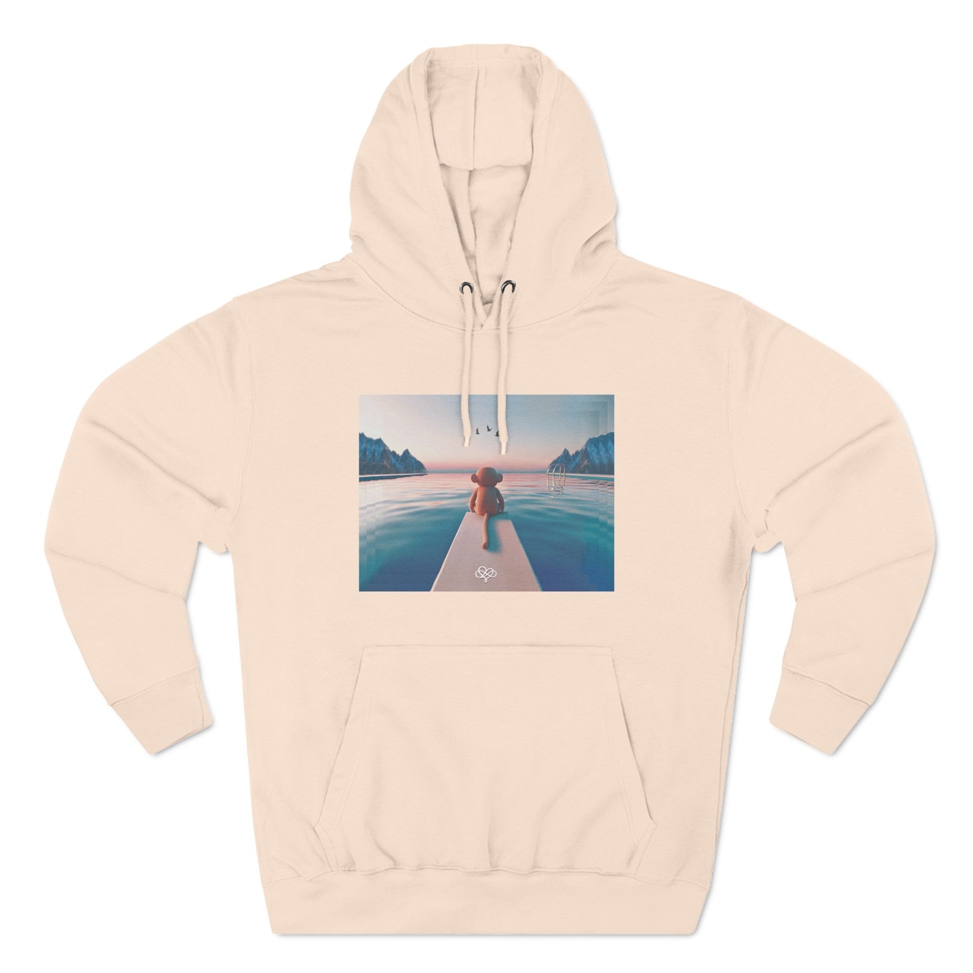 Feel Forever Hoodie / "Monkey" Edition / Adult Fleece Pullover / AI Art Print / The Infinite Dream - The Infinite Dream