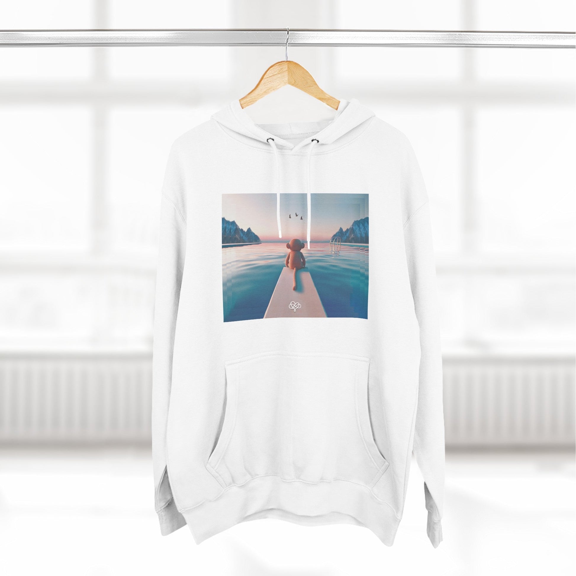 Feel Forever Hoodie / "Monkey" Edition / Adult Fleece Pullover / AI Art Print / The Infinite Dream - The Infinite Dream