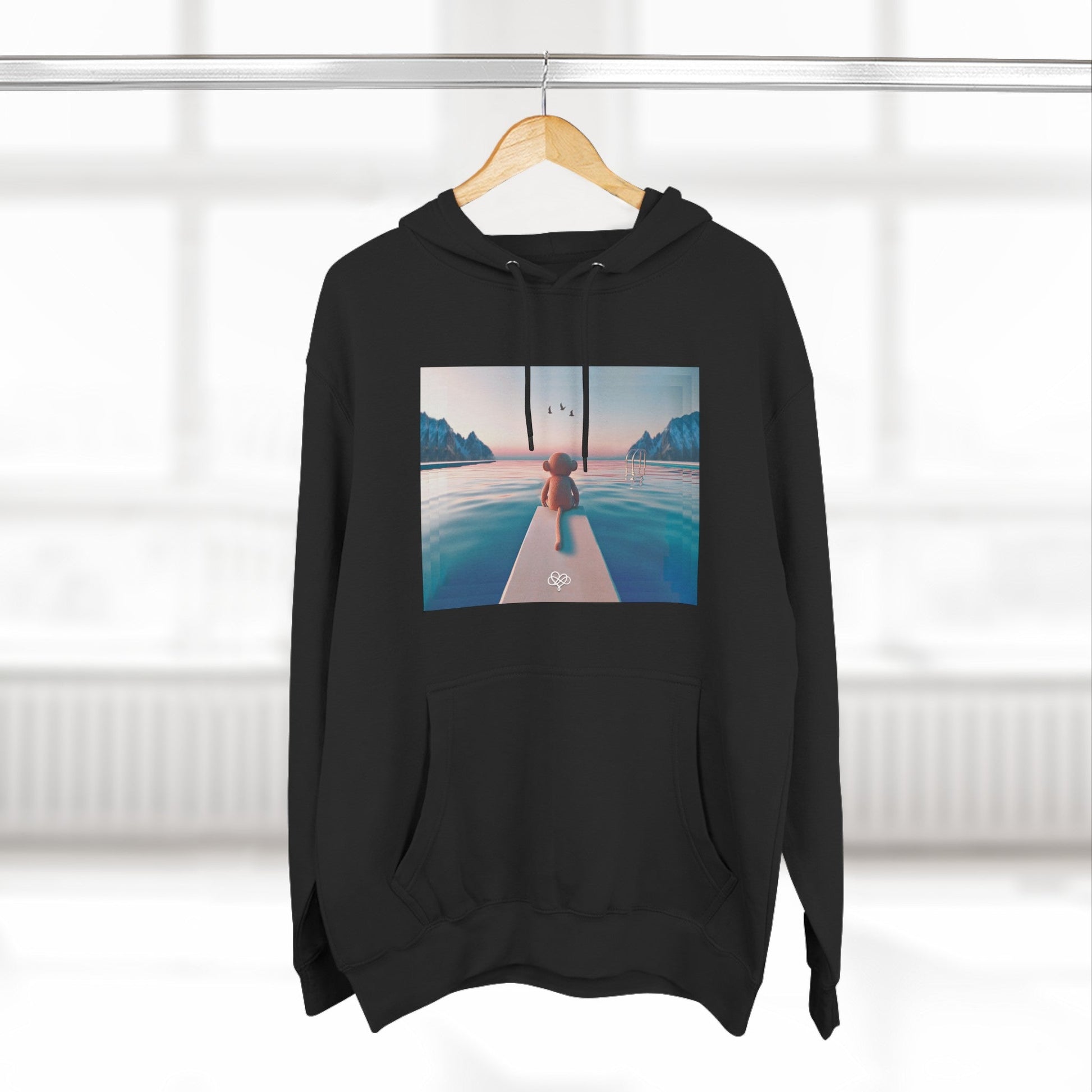 Feel Forever Hoodie / "Monkey" Edition / Adult Fleece Pullover / AI Art Print / The Infinite Dream - The Infinite Dream