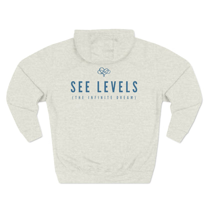 Feel Forever Hoodie / "Seahorse" Edition / Adult Fleece Pullover / AI Art Print / The Infinite Dream - The Infinite Dream