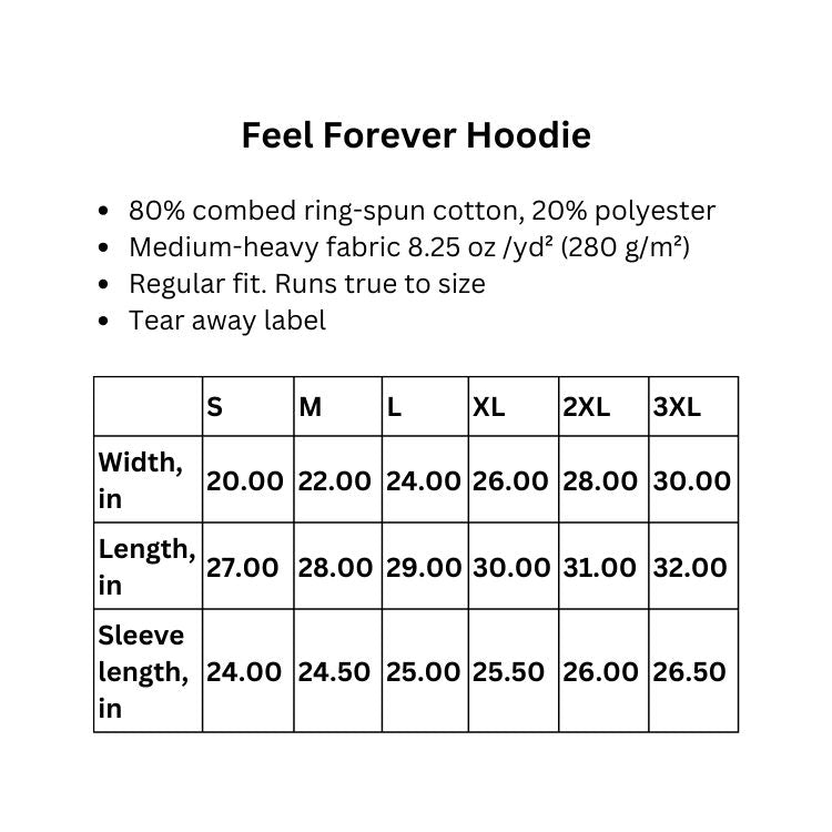 Feel Forever Hoodie / "Seahorse" Edition / Adult Fleece Pullover / AI Art Print / The Infinite Dream - The Infinite Dream