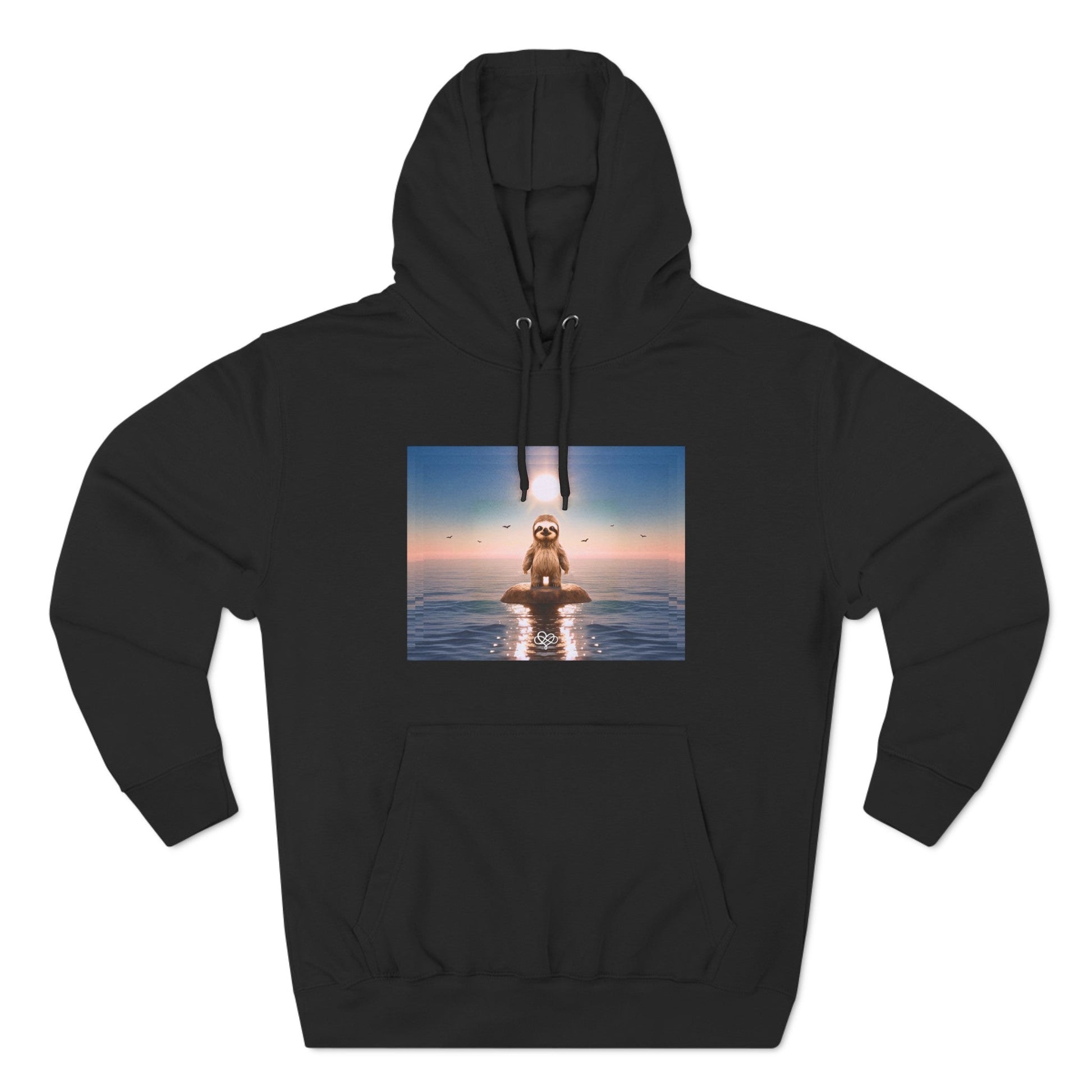 Feel Forever Hoodie / "Sloth" Edition / Adult Fleece Pullover / AI Art Print / The Infinite Dream - The Infinite Dream