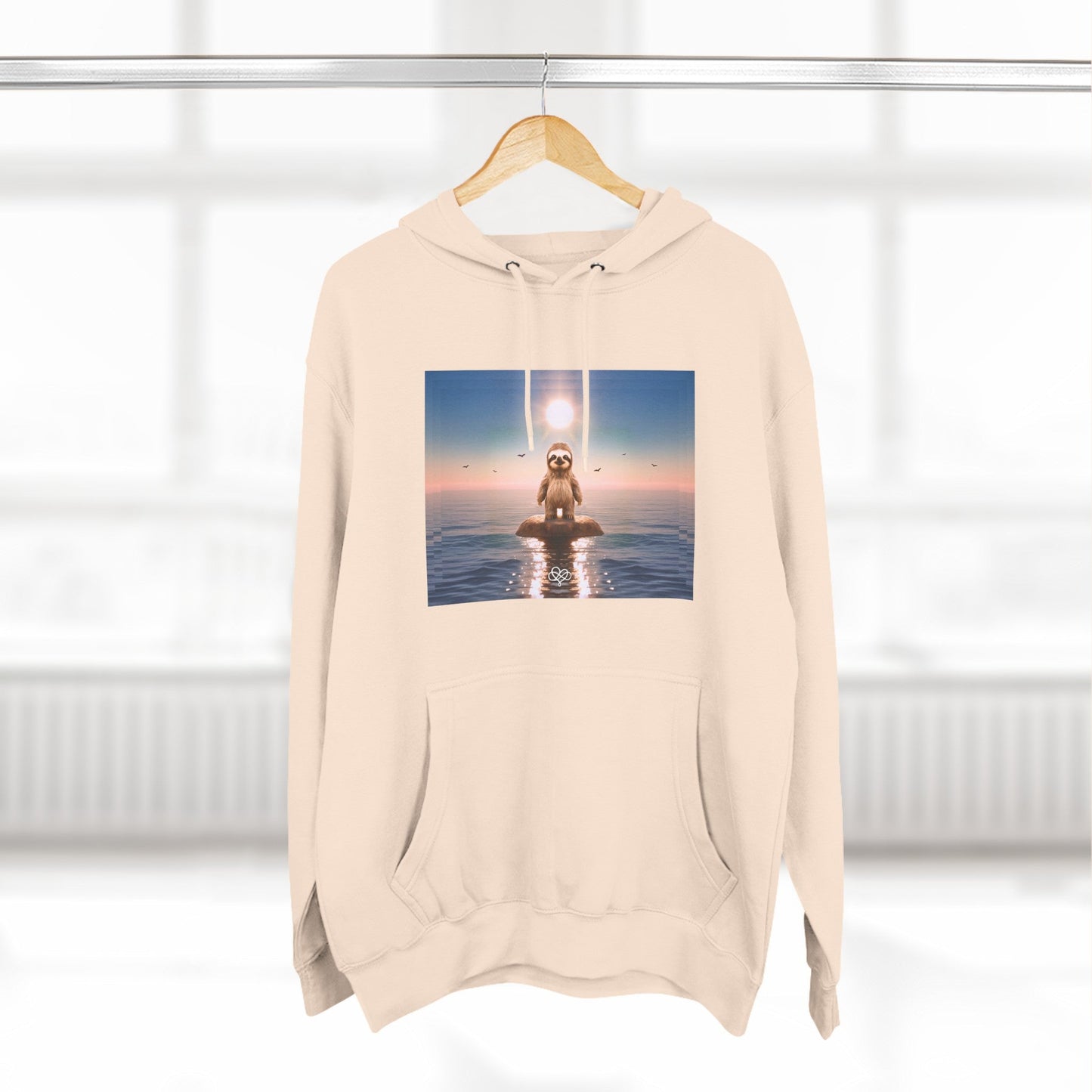 Feel Forever Hoodie / "Sloth" Edition / Adult Fleece Pullover / AI Art Print / The Infinite Dream - The Infinite Dream