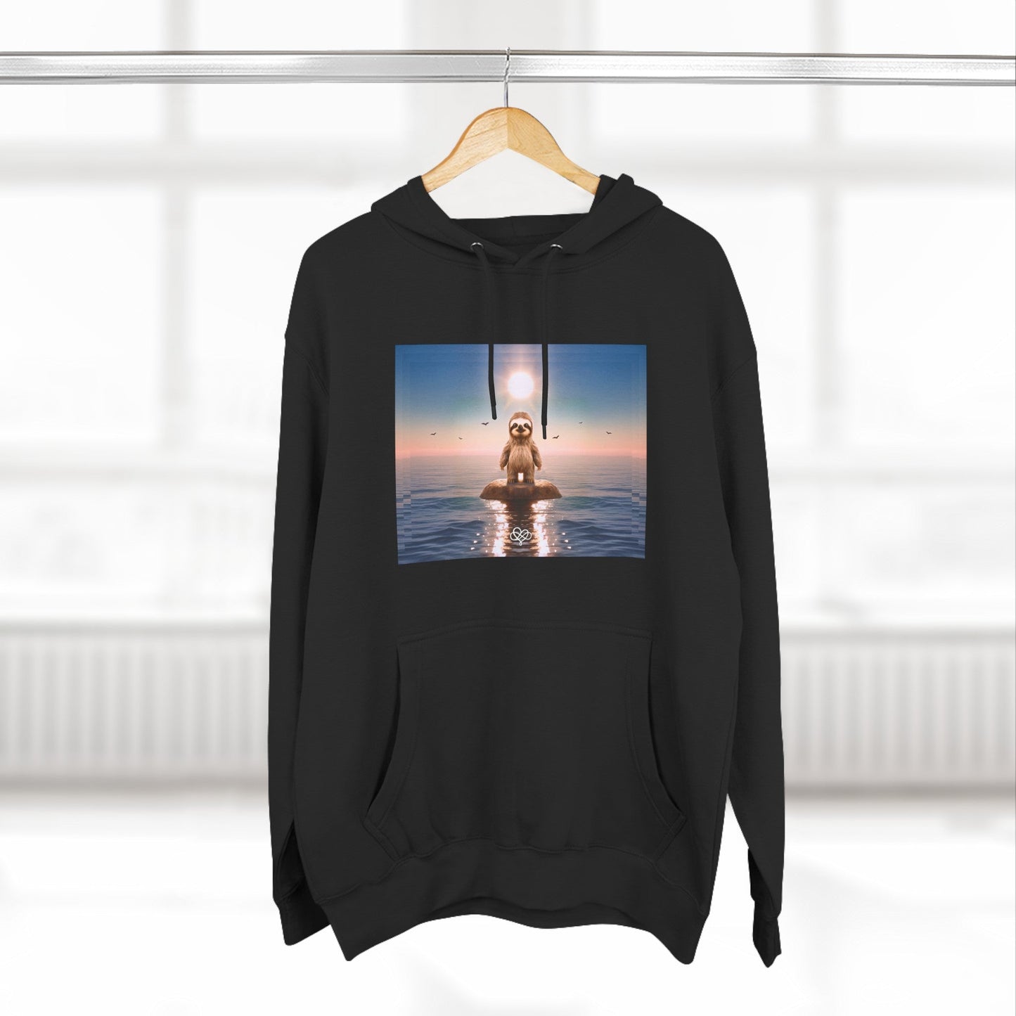 Feel Forever Hoodie / "Sloth" Edition / Adult Fleece Pullover / AI Art Print / The Infinite Dream - The Infinite Dream