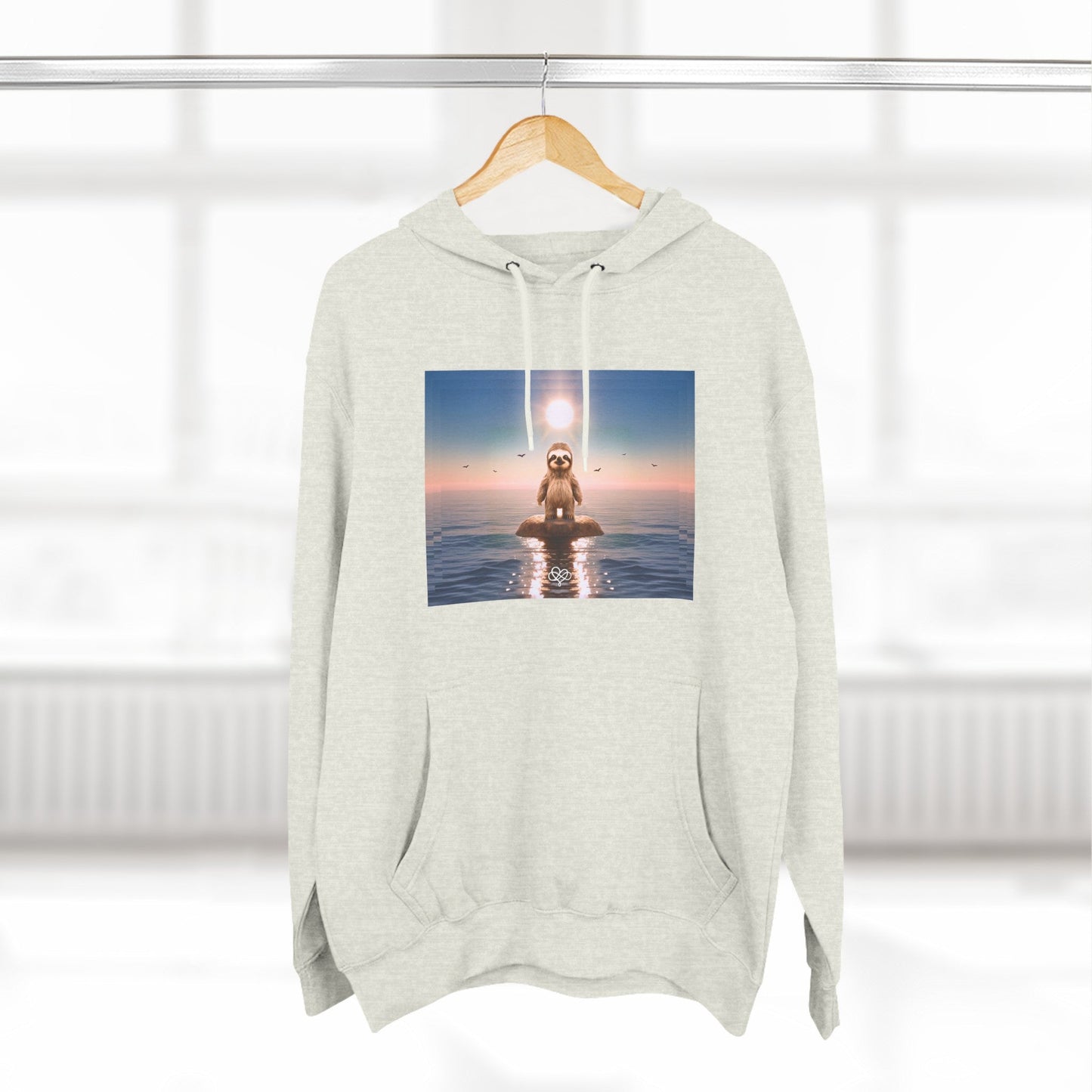 Feel Forever Hoodie / "Sloth" Edition / Adult Fleece Pullover / AI Art Print / The Infinite Dream - The Infinite Dream