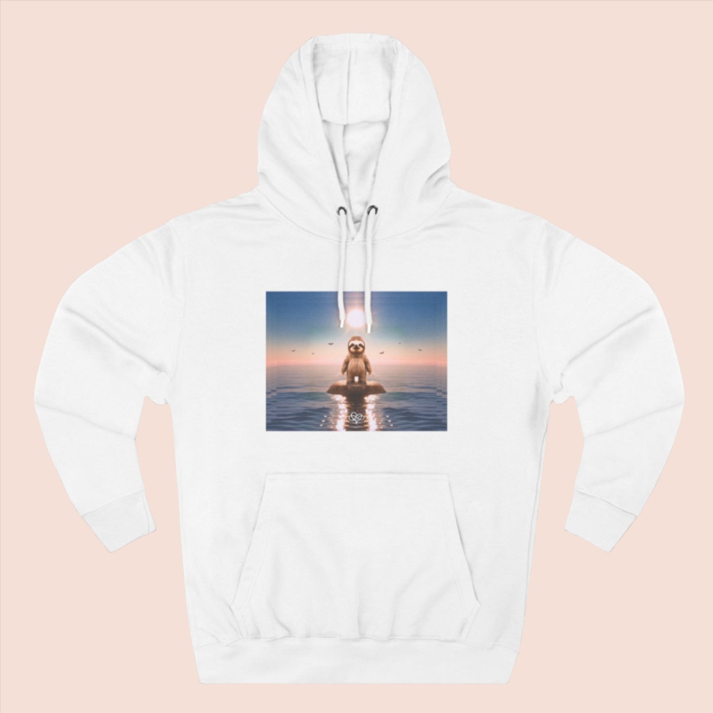 Feel Forever Hoodie / "Sloth" Edition / Adult Fleece Pullover / AI Art Print / The Infinite Dream - The Infinite Dream