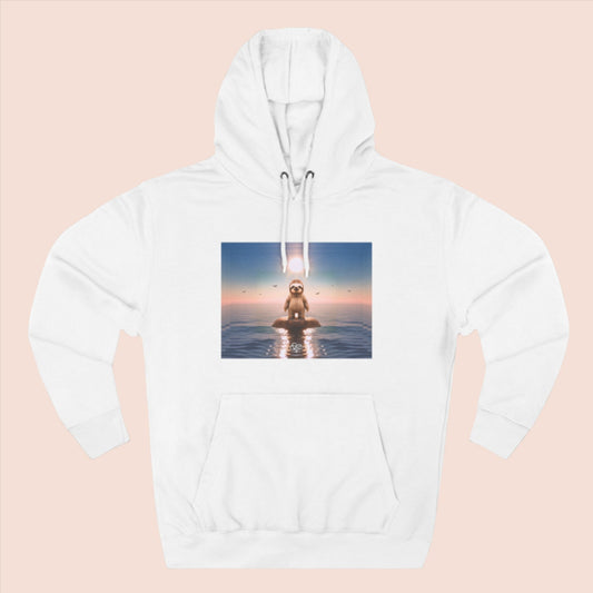 Feel Forever Hoodie / "Sloth" Edition / Adult Fleece Pullover / AI Art Print / The Infinite Dream - The Infinite Dream