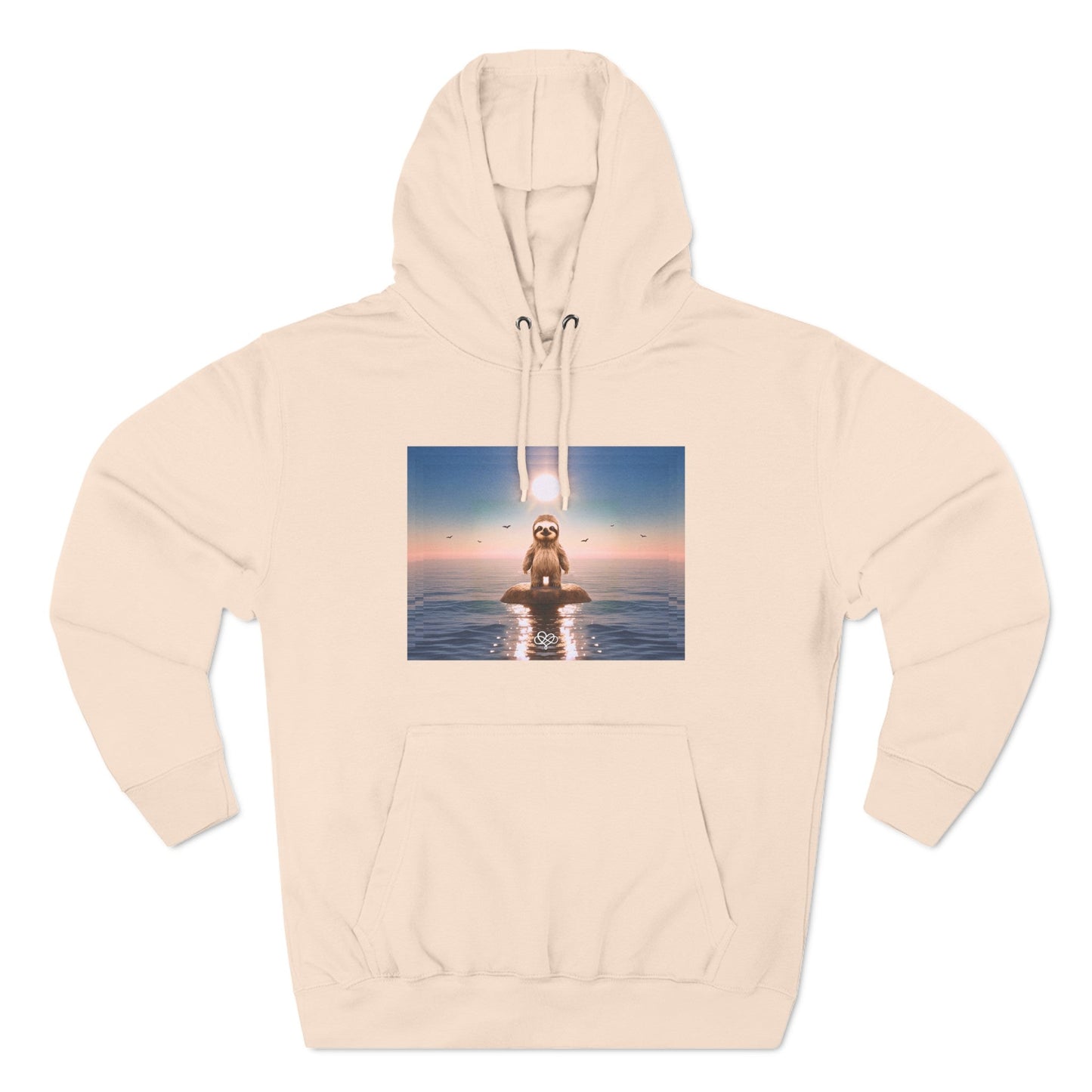 Feel Forever Hoodie / "Sloth" Edition / Adult Fleece Pullover / AI Art Print / The Infinite Dream - The Infinite Dream