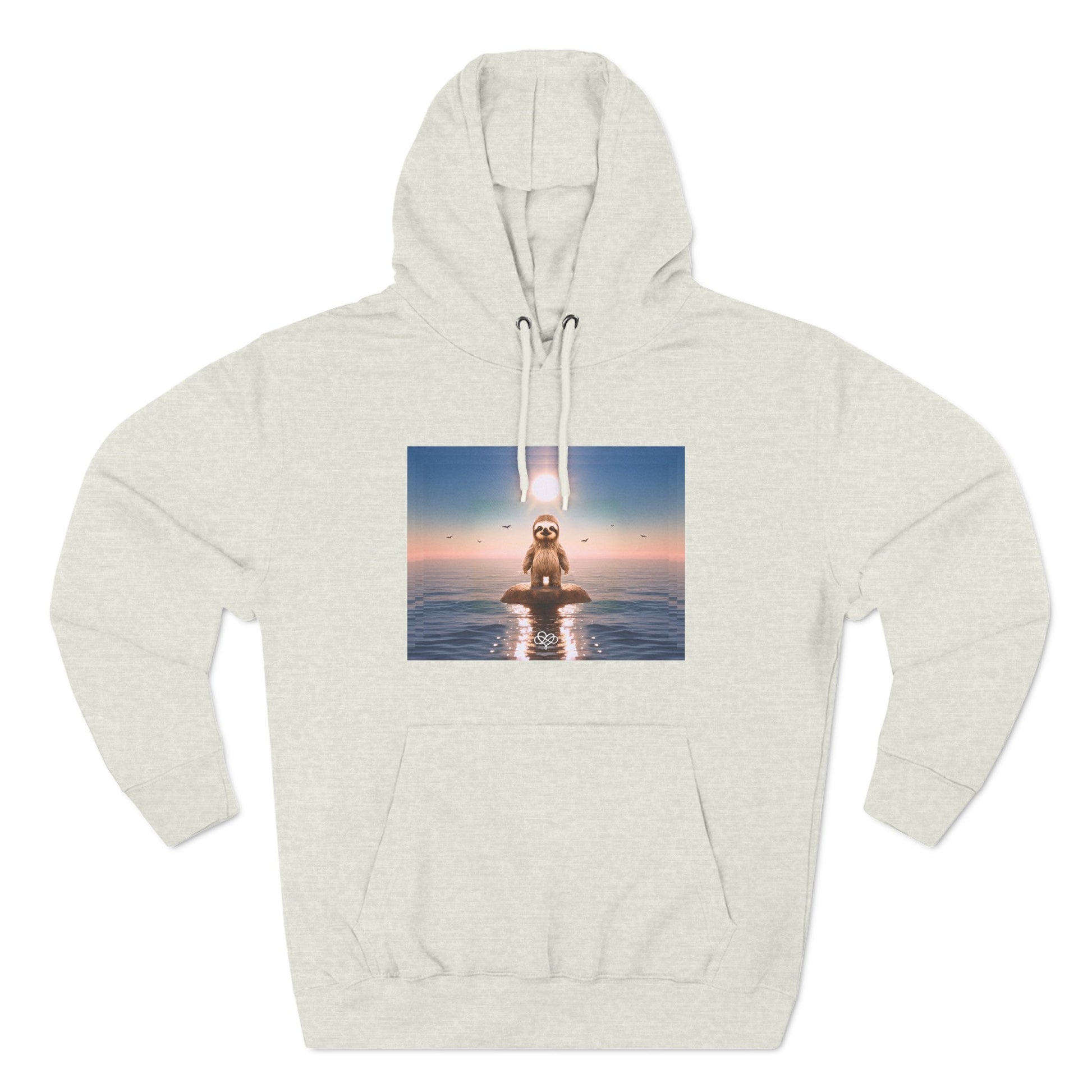 Feel Forever Hoodie / "Sloth" Edition / Adult Fleece Pullover / AI Art Print / The Infinite Dream - The Infinite Dream