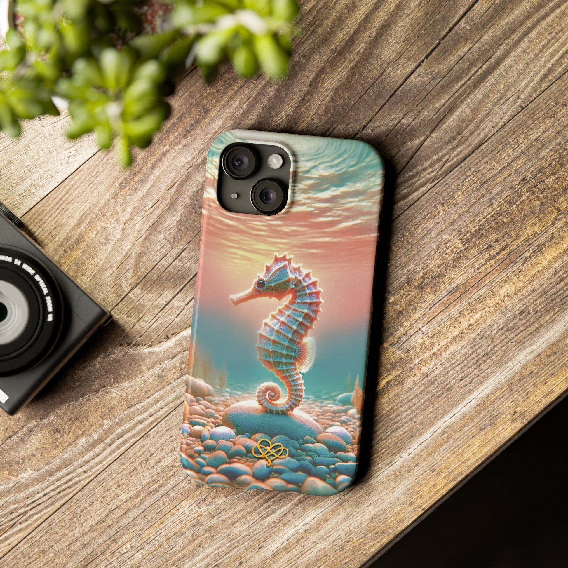 Higher Calling iPhone Case / "Seahorse" Edition / Slim Multiple Sizes / AI Art Print / The Infinite Dream - The Infinite Dream