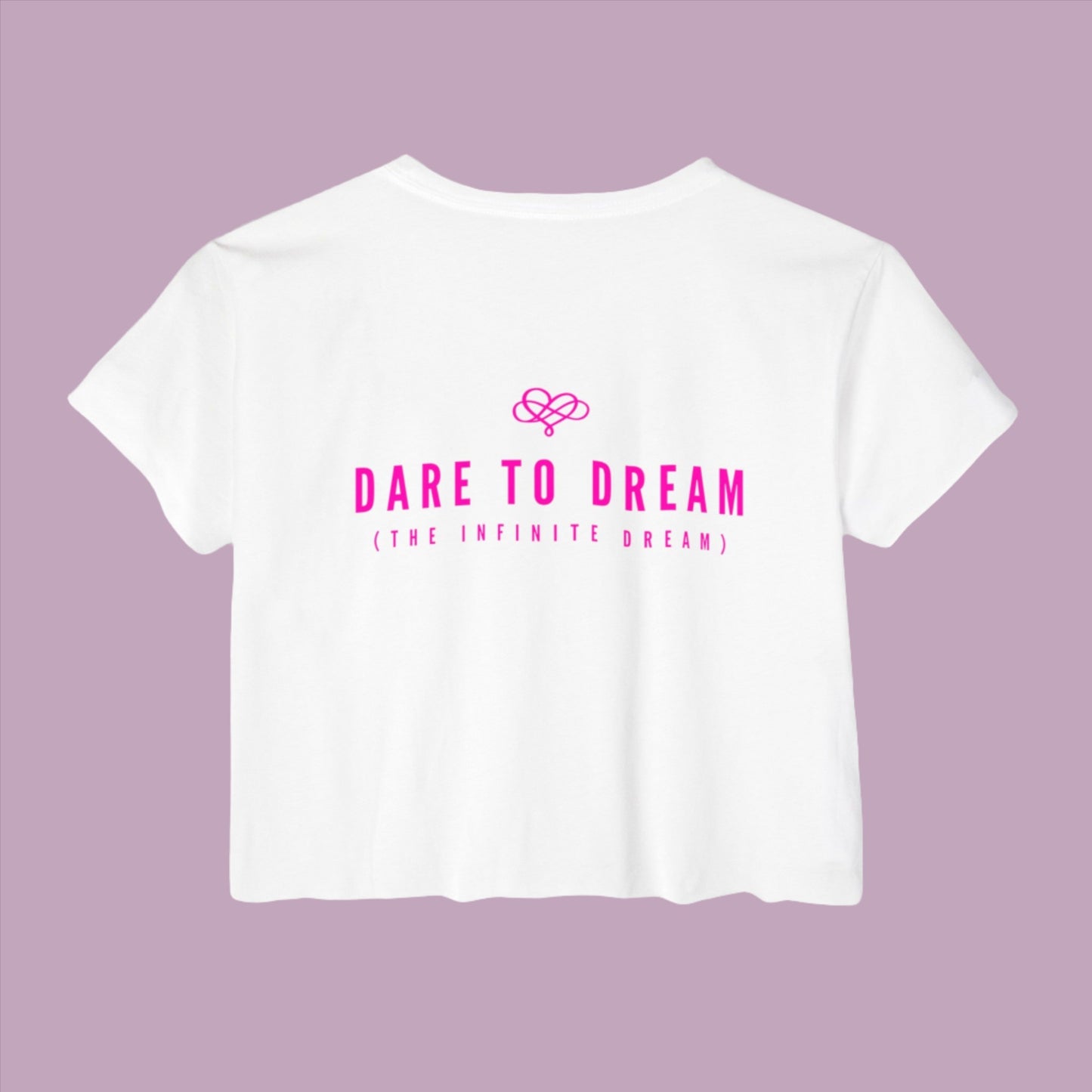 Less is More Crop Top Tee / "Dream Bear" Edition / Women's Cotton Jersey T-shirt / AI Art Print / The Infinite Dream - The Infinite Dream