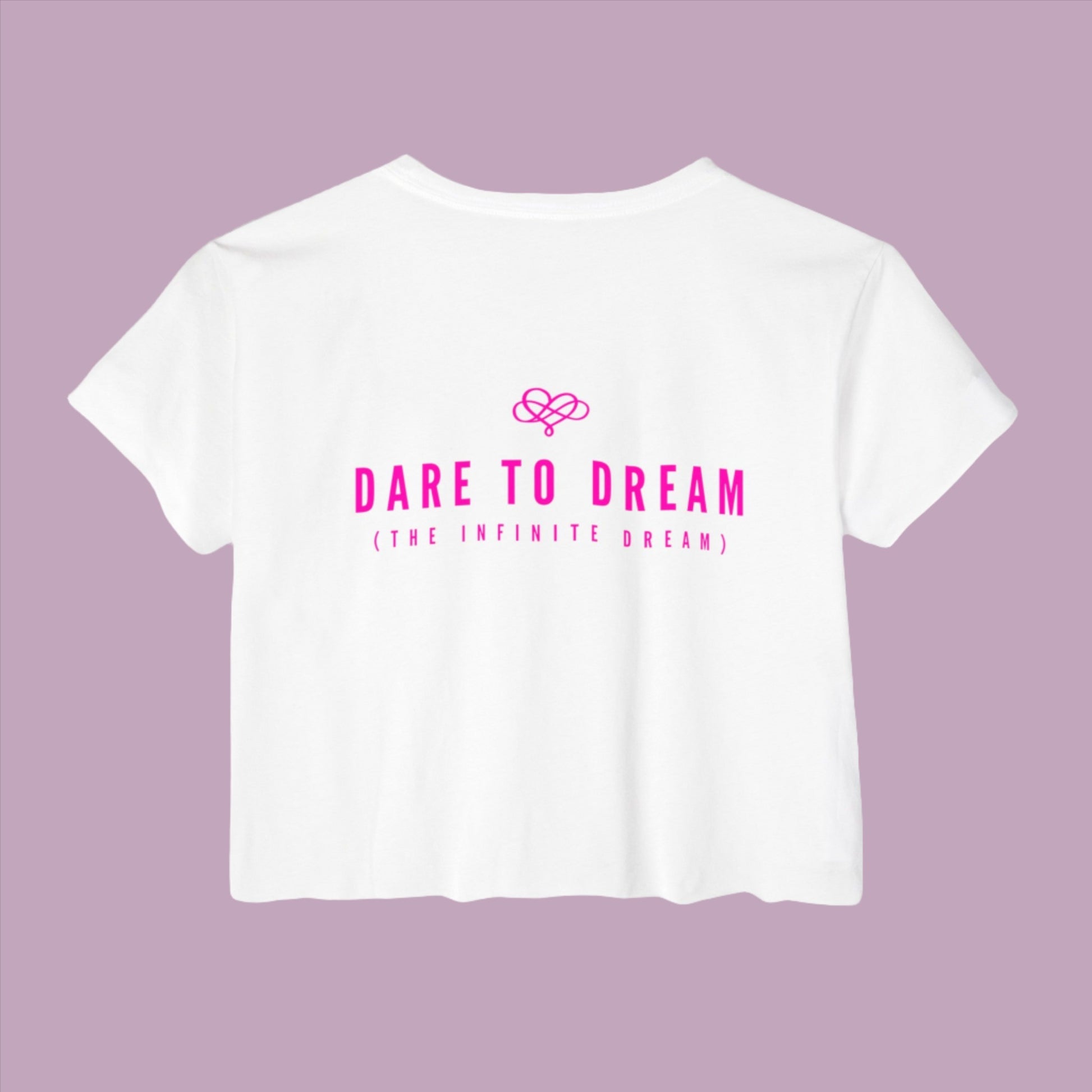 Less is More Crop Top Tee / "Dream Bear" Edition / Women's Cotton Jersey T-shirt / AI Art Print / The Infinite Dream - The Infinite Dream