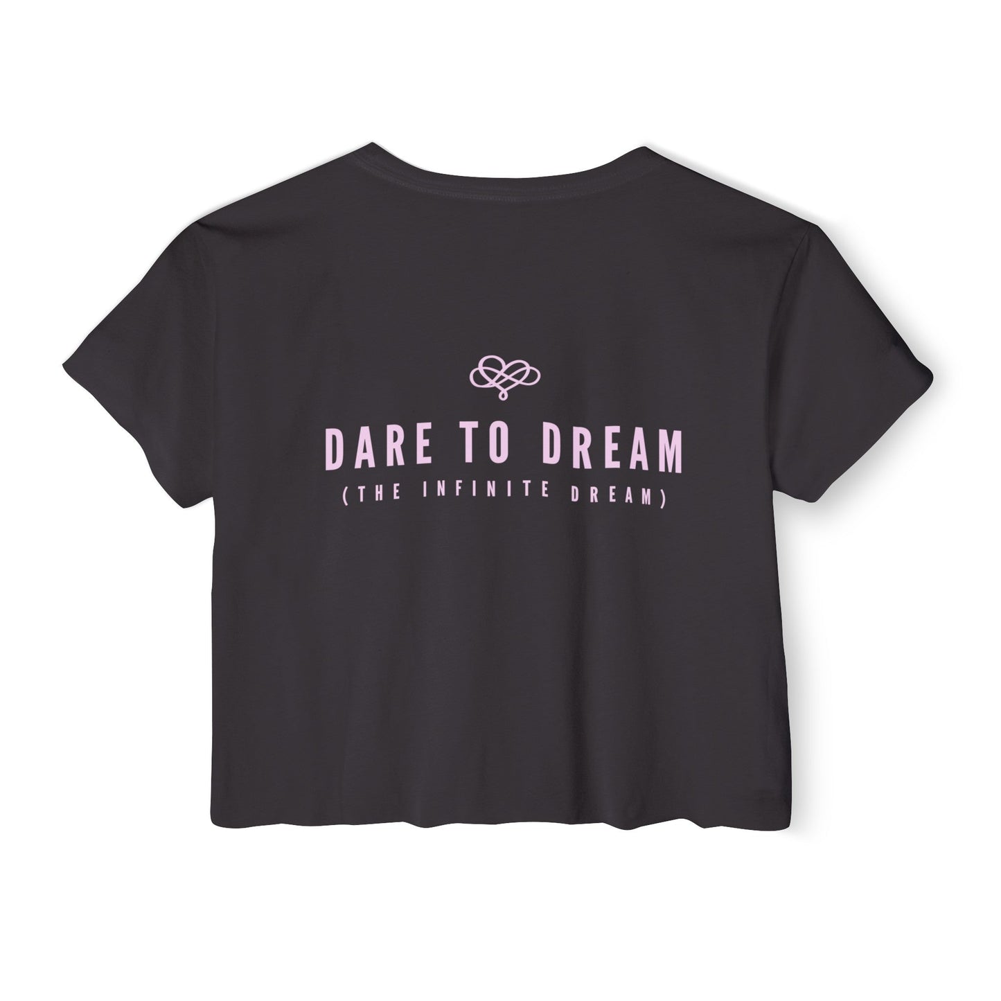 Less is More Crop Top Tee / "Dream Bear" Edition / Women's Cotton Jersey T-shirt / AI Art Print / The Infinite Dream - The Infinite Dream