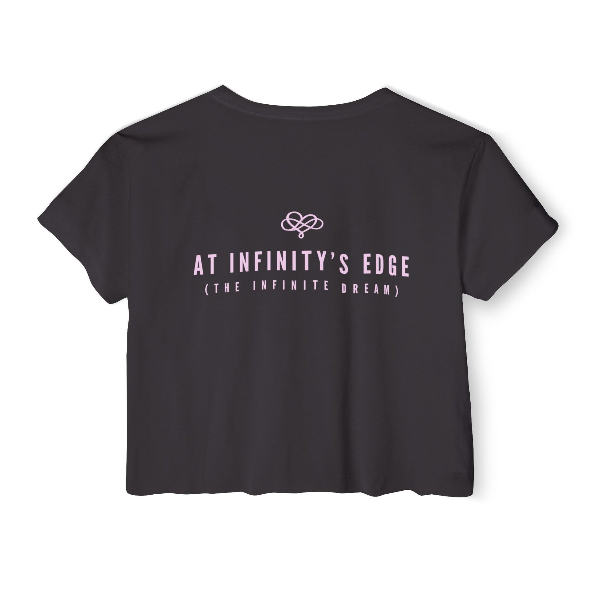 Less is More Crop Top Tee / "Monkey" Edition / Women's Cotton Jersey T-shirt / AI Art Print / The Infinite Dream - The Infinite Dream