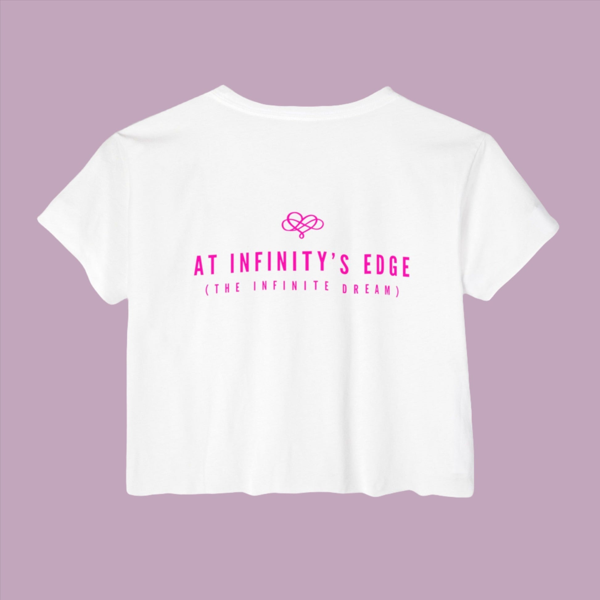 Less is More Crop Top Tee / "Monkey" Edition / Women's Cotton Jersey T-shirt / AI Art Print / The Infinite Dream - The Infinite Dream