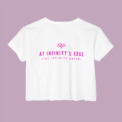 Less is More Crop Top Tee / "Monkey" Edition / Women's Cotton Jersey T-shirt / AI Art Print / The Infinite Dream - The Infinite Dream