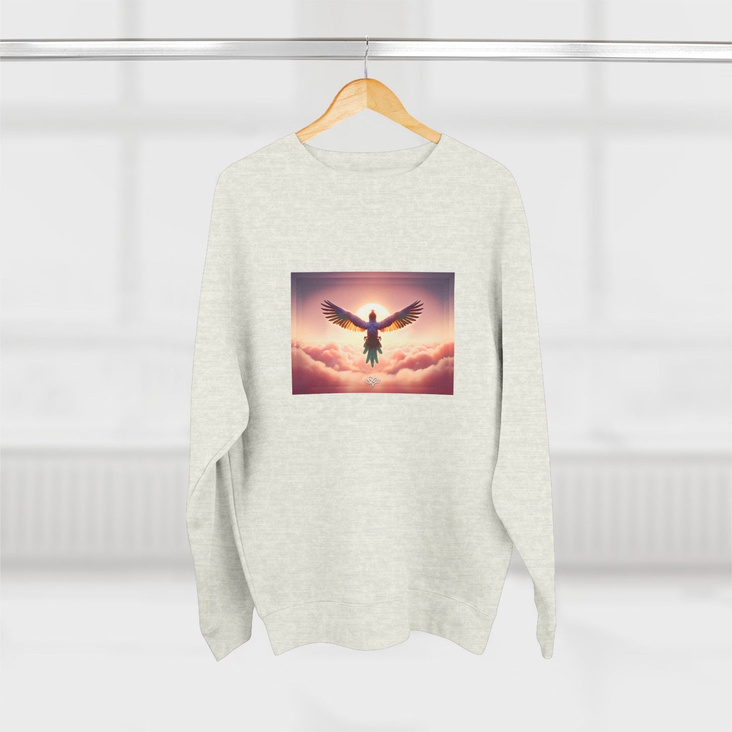 No Sweat Crewneck Sweatshirt / "Bird" Edition / Unisex Cotton Blend / AI Art Print / The Infinite Dream - The Infinite Dream