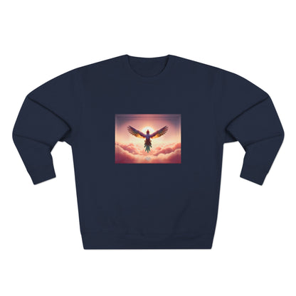 No Sweat Crewneck Sweatshirt / "Bird" Edition / Unisex Cotton Blend / AI Art Print / The Infinite Dream - The Infinite Dream