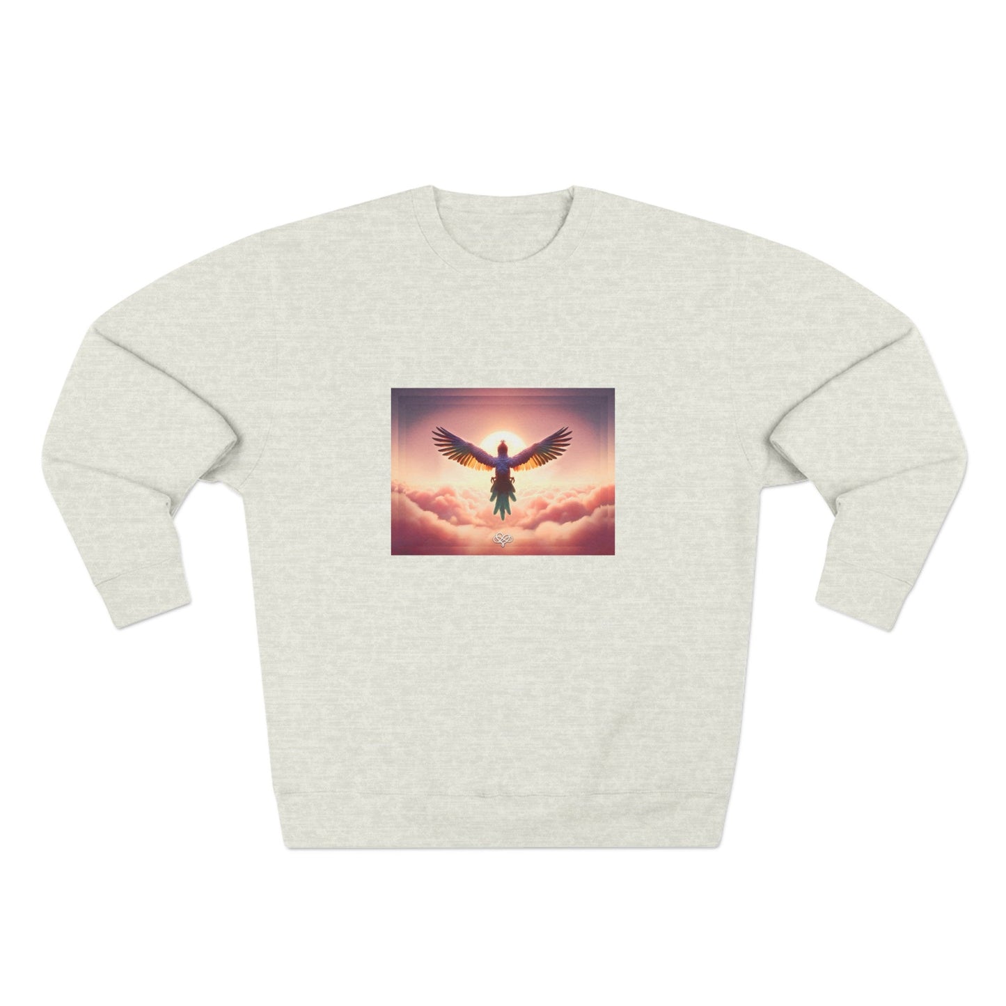 No Sweat Crewneck Sweatshirt / "Bird" Edition / Unisex Cotton Blend / AI Art Print / The Infinite Dream - The Infinite Dream